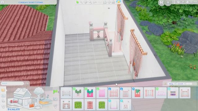 Pink Cottage | The Sims 4 Speed Build смотреть онлайн
