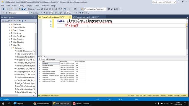 SSRS Report Builder Part 10.6 - Stored Procedure Parameters смотреть онлайн