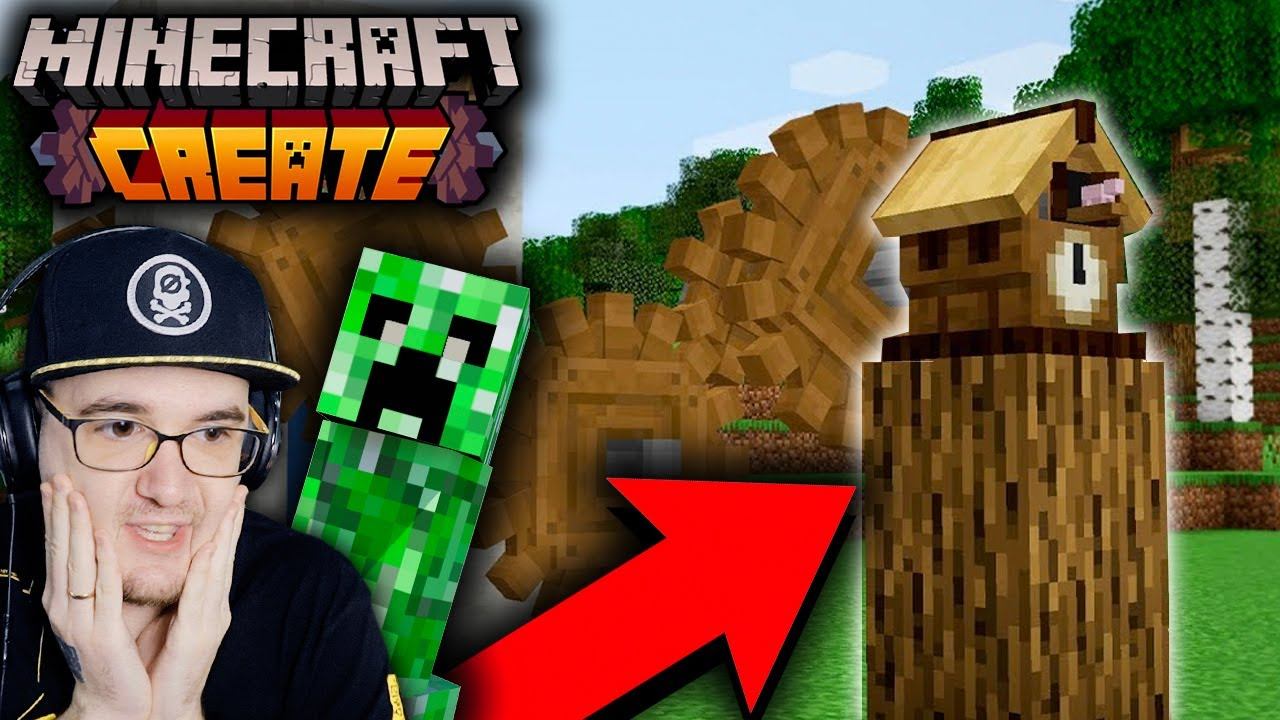 Это ЛУЧШИЙ МОД для МАЙНКРАФТ ► MineCraft - CREATE | Реакция смотреть онлайн