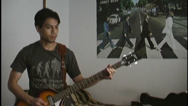 The Beatles - Lady Madonna bass cover смотреть онлайн