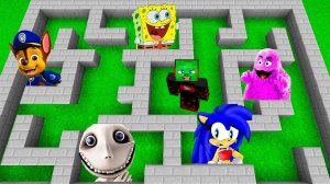 БЕСКОНЕЧНЫЙ ЛАБИРИНТ в МАЙНКРАФТ ЗОМБАК