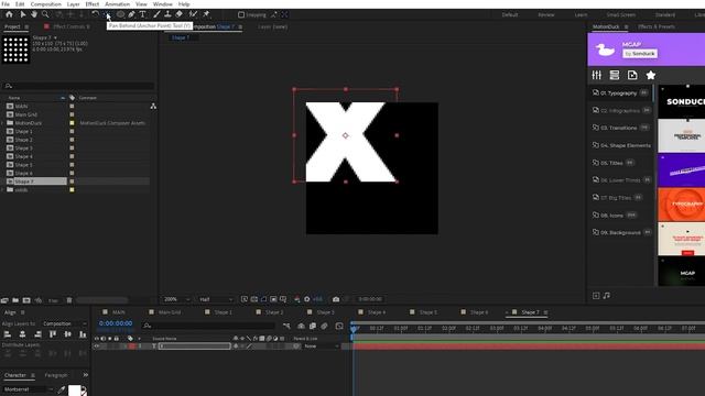 Create THIS Infinite Grid with Shape Motion Graphics in After Effects смотреть онлайн