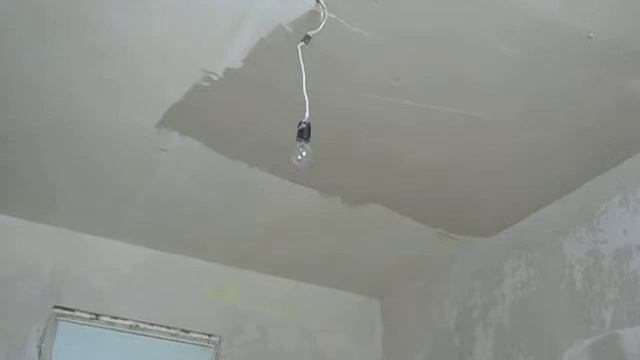 Шпаклевание потолка