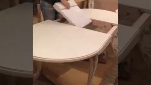 Стол овальный раздвижной из массива дерева от производителя