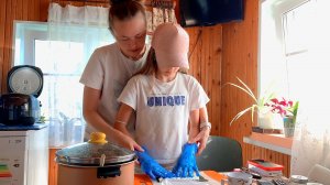 VLOG Первый раз готовим роллы! Ну нафиг! 1-2.07.22