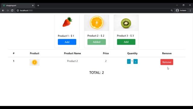 Vue.js | Shopping Cart | Composition API | Bootstrap смотреть онлайн