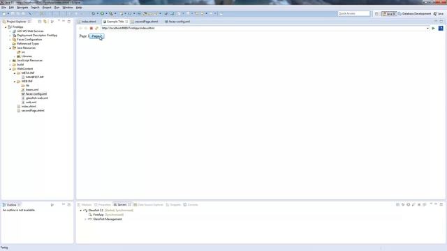 Java EE Tutorial #9 - JSF Navigation смотреть онлайн