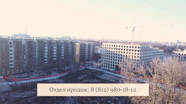 ЖК Neva Haus - Аэросъемка Апрель 2020 смотреть онлайн