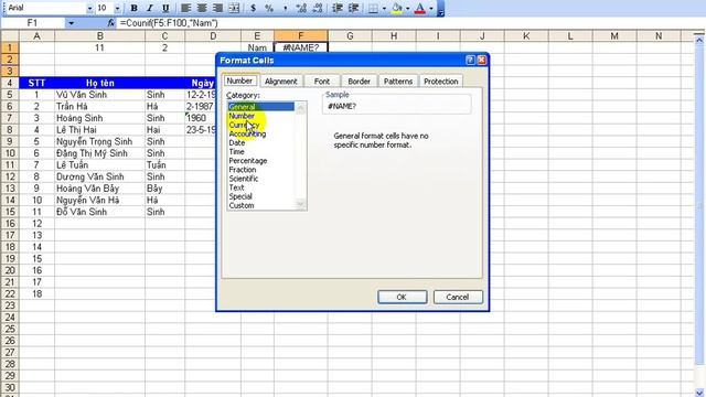 Sử dụng Hàm Countif để đếm Nam, nữ trong Excel 2003, 2007 смотреть онлайн
