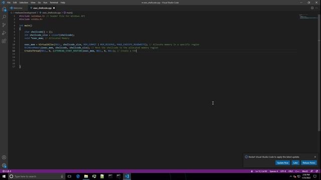 Malware Development in C | Executing Shellcode using WinAPI смотреть онлайн