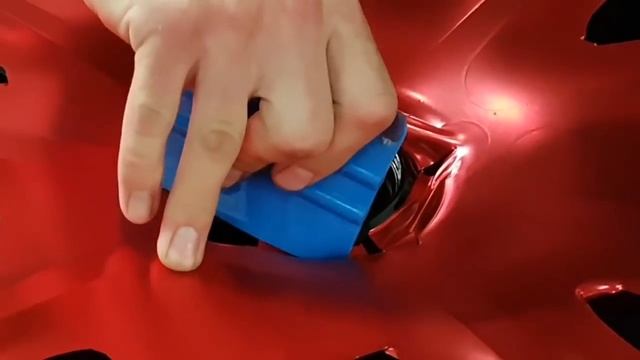 INSANE Vinyl Wrap Wheel (faces) using satin red chrome vinyl. смотреть онлайн