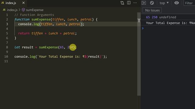 #74 - Javascript Function Arguments - (தமிழில்) (Tamil) | JavaScript Course смотреть онлайн