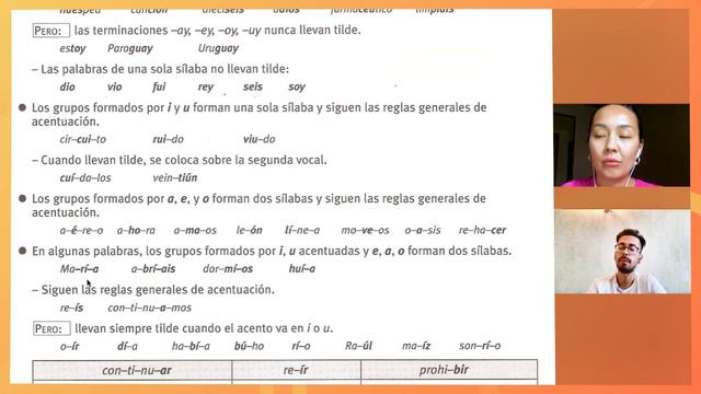 124 📖 Reglas de acentuación (2) : adiós, león, continúa 🇪🇸 Gramática de uso del Español смотреть онлайн