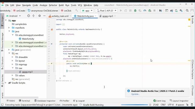 Online Zoom session p8 Day 3 about play sound written in JAVA , XML смотреть онлайн