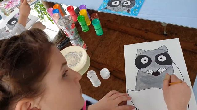 Рисуем Енота. смотреть онлайн