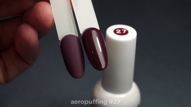 Видеообзор новых оттенков AEROPUFFING (25-30)