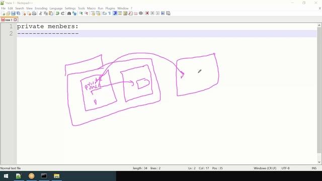 L4 public modifier | default & private members of a class | how to access private member of a class смотреть онлайн