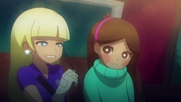 "Гравити фолз" аниме.