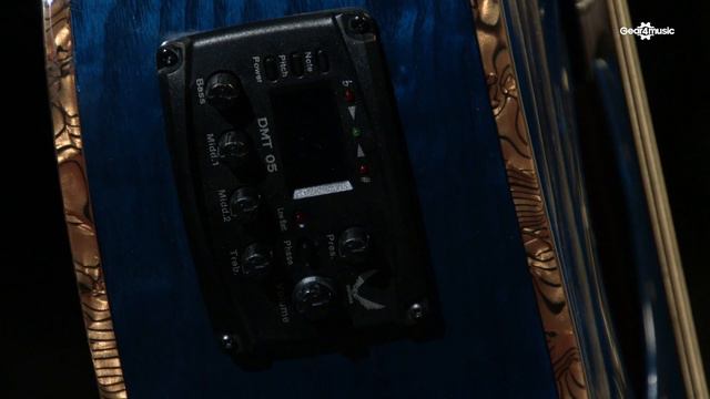 Dean Exotica Quilt Ash Electro Acoustic Bass W/Aphex RW, TBL | Gear4music Demo