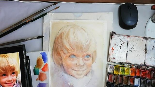 Портрет мальчика. Часть 2. Цвет смотреть онлайн