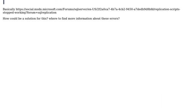 Replicaton - The current transaction cannot be committed and cannot be rolled back to a savepoint смотреть онлайн