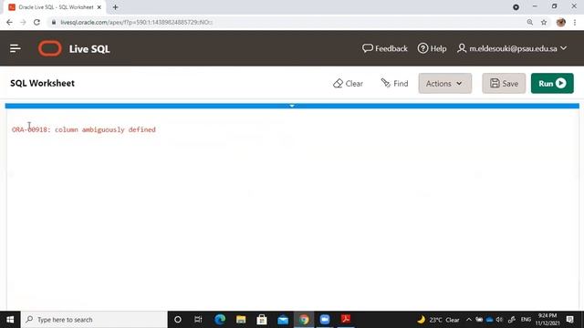 Oracle - Revision On Select Statement , Where , Order by , Joins , Nested Queries смотреть онлайн