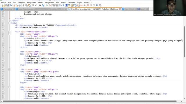 Cara membuat tampilan web belanja online sederhana menggunakan HTML смотреть онлайн