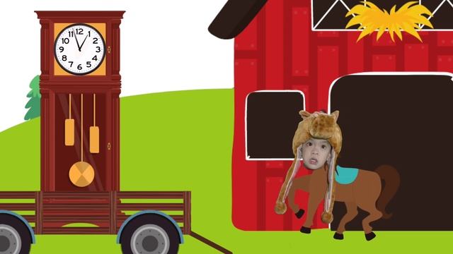 Hickory Dickory Dock At The Farm | Nursery Rhymes | Sia And Elias
