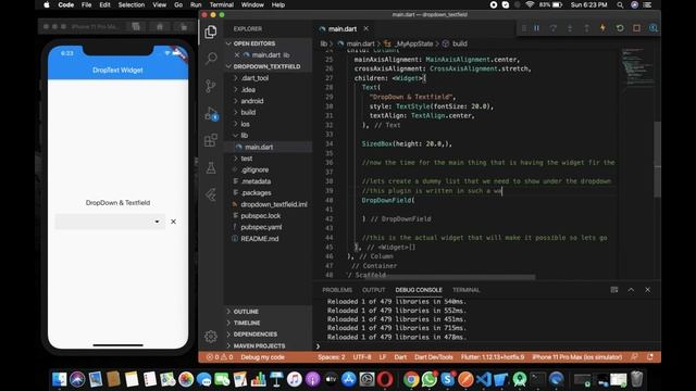 Flutter || Dropdown & Textfield in One Widget || Combo Box смотреть онлайн