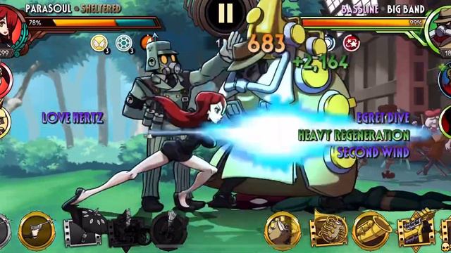 1K Sheltered Parasoul vs 61K Team - Holodeck Hazards Longshot [Skullgirls Mobile] смотреть онлайн