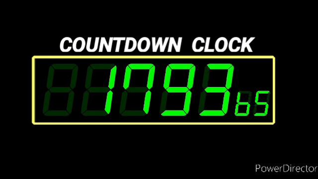 JHC 3,600 Seconds Countdown (1 Hour) Digital Stopwatch Countdown Clock, Remix BBC World News EP.03