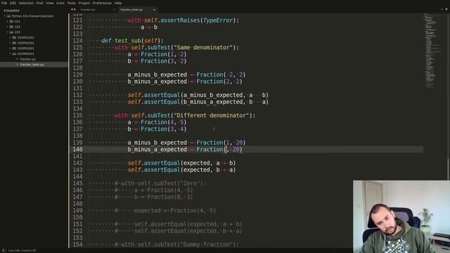 C03P04S01 - Fractions solution: Part 6 - Subtraction смотреть онлайн