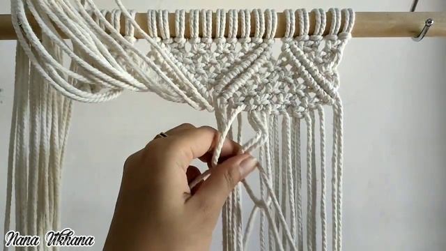 DIY Macrame Shelf || Wall Hanging Macrame Tutorial || Rak Gantung Macrame @NanaUkhanaMacrame смотреть онлайн