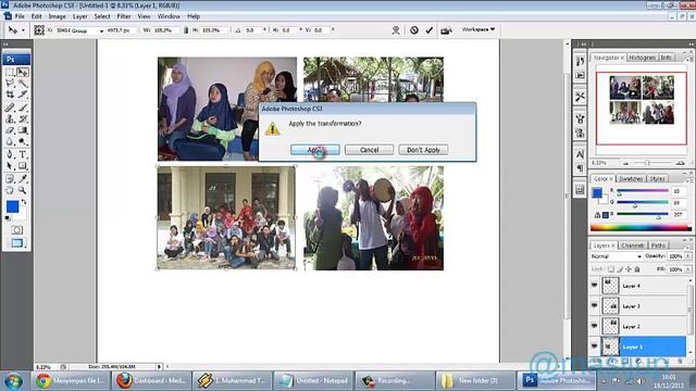 Cara Menggabungkan Foto dengan Photoshop CS3 смотреть онлайн