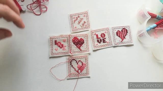 Объёмный кубик из вышивки/ Как шить шов бискорню? смотреть онлайн