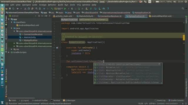 Android Kotlin Usage - Check Internet Connection With Broadcast Receiver смотреть онлайн