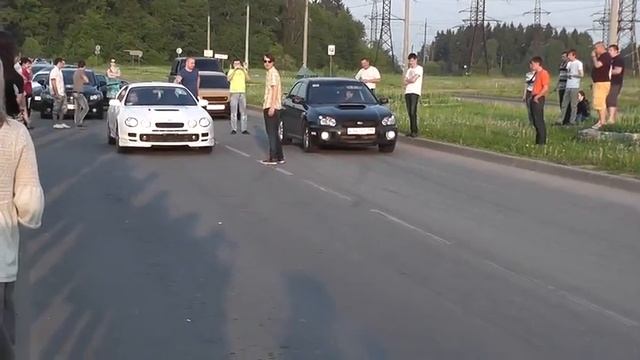тойота селика vs субару смотреть онлайн