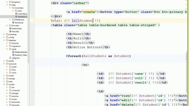 Class Video Session33 PHP B45 LaraCRUD SEEDING PAGINATION SEARCH смотреть онлайн