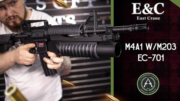Обзор East Crane M4A1 EC-701. Страйкбольный автомат.