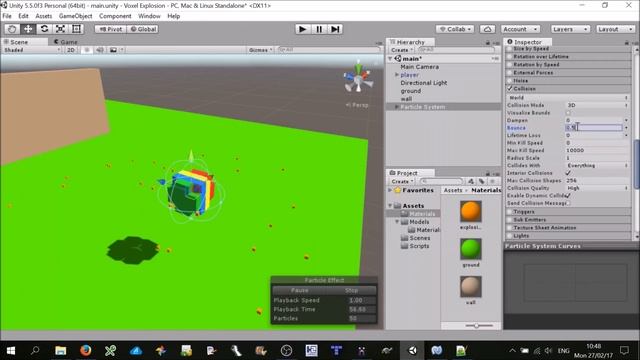 Unity 5.5 Tutorial 1 - Voxel Explosion Effect смотреть онлайн