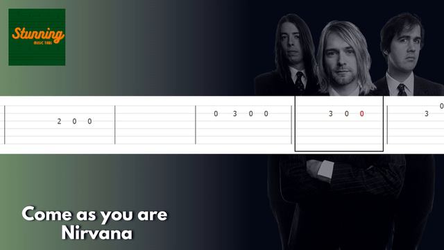 Nirvana - Come As You Are - Stunning Guitar Tab смотреть онлайн