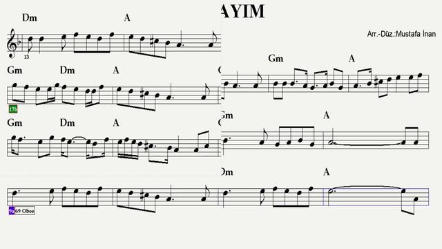 YASTAYIM--A--(Play Along)--:Guitar,Keyboard,Violin,Flute,Melodica,Ukulele,Recorder,Ney. смотреть онлайн