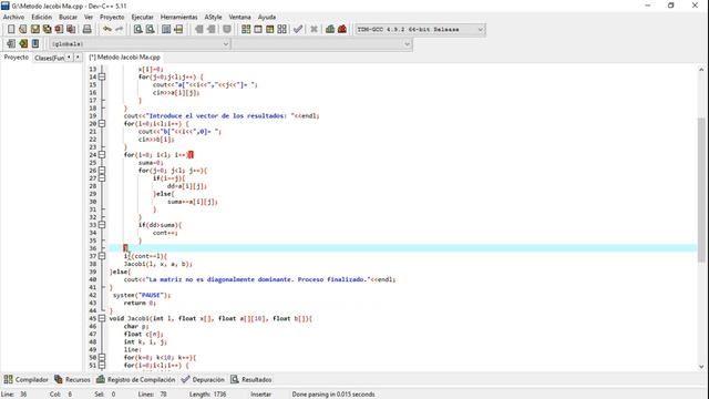 Método Jacobi en C++ смотреть онлайн