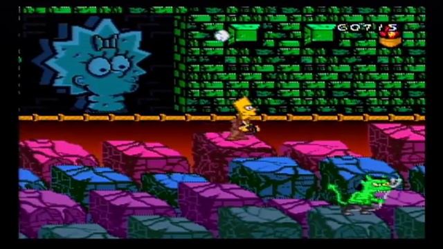 The Simpsons Bart's Nightmare Super Nintendo Let's Play смотреть онлайн