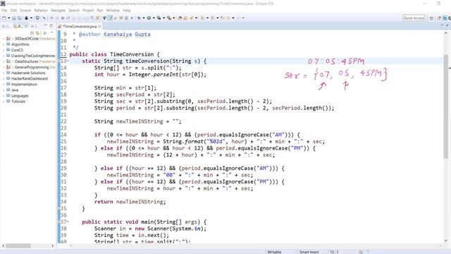 How To Solve Time conversion HackerRank Problem смотреть онлайн