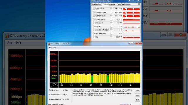 DPC latency graph, NVidia PowerMizer on. Dell E6410 [Part 1 / 2] смотреть онлайн