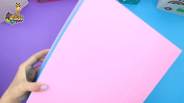 Desktop ORGANIZER using a FOLDER - Easy Desktop Organizer | aPasos Crafts DIY смотреть онлайн