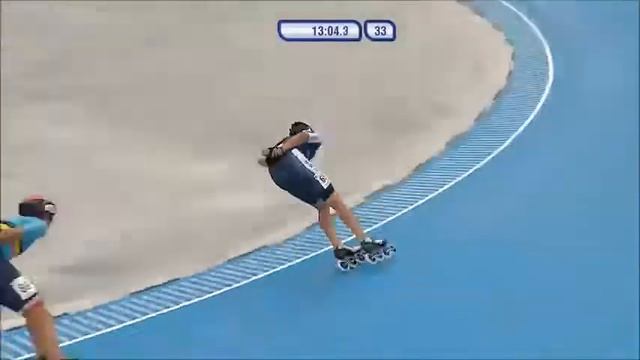 Speed Skating Track Elimination Race 15000 Man, All Wroclaw 2017