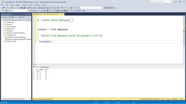 Delete Vs Truncate Vs Drop in MS SQL смотреть онлайн