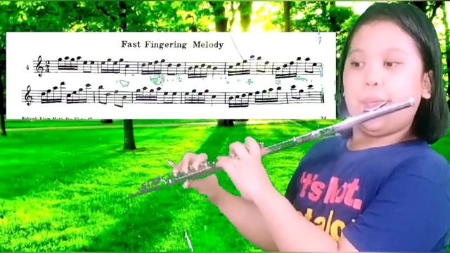 FAST FINGERING MELODY FROM LESSON 23 | FLUTE смотреть онлайн